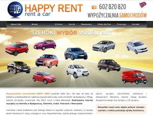Happy Rent - wypożyczalnia samochodów.
